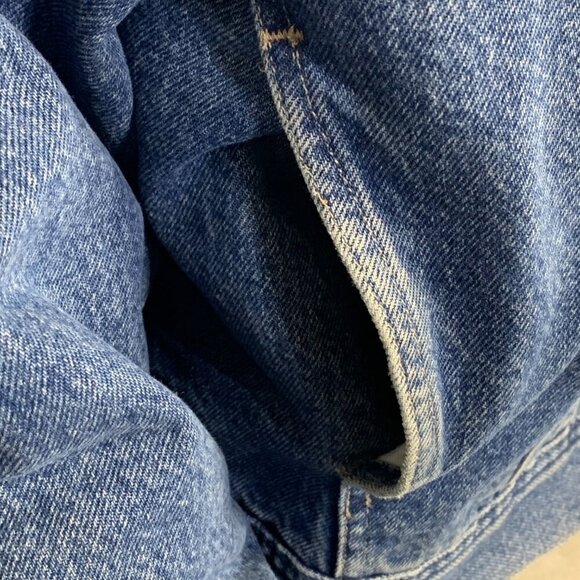 Vintage Denver Haynes Sherpa Lined Jean Jacket - Picture 6 of 14